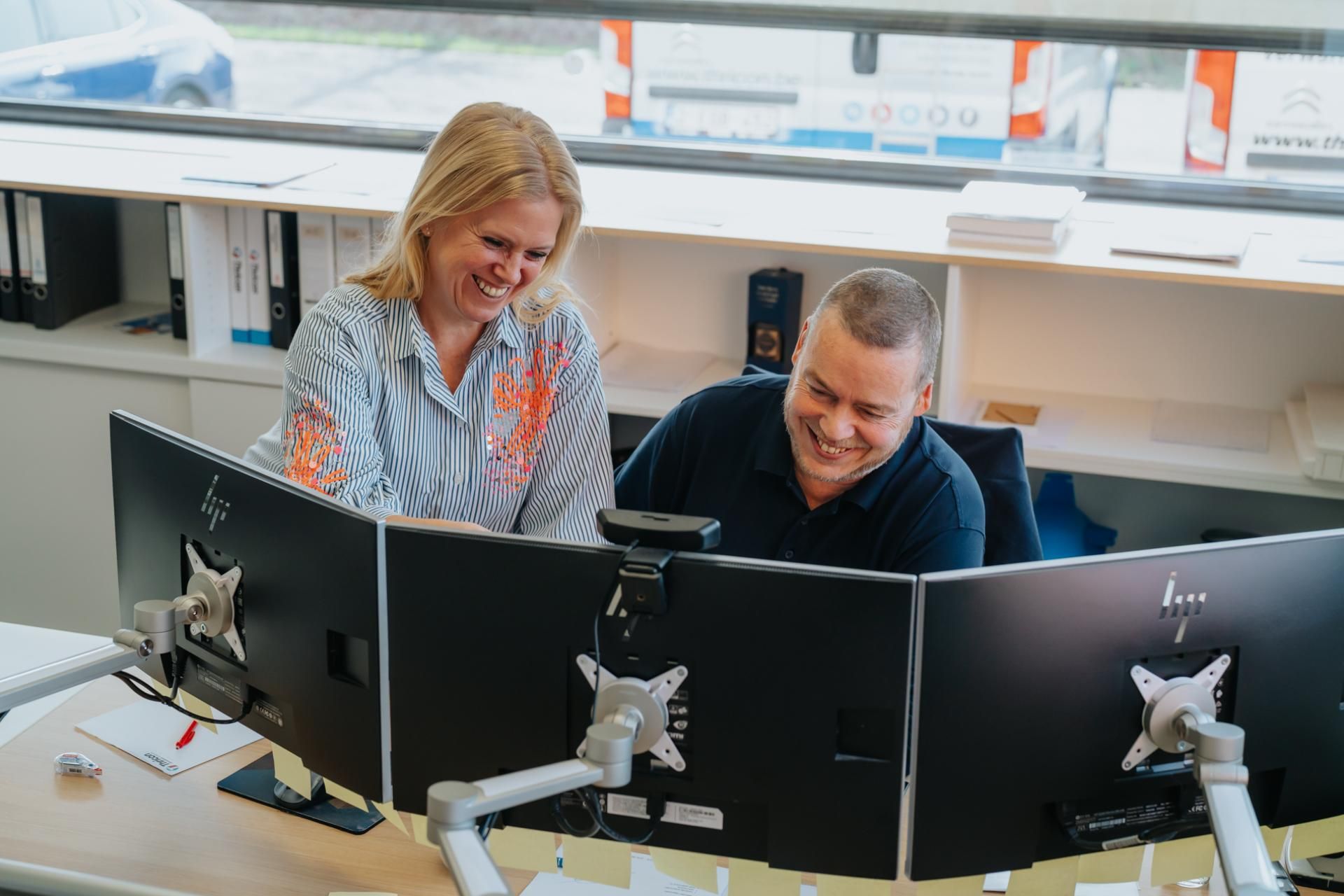 Ludo en Lizi aan pc
